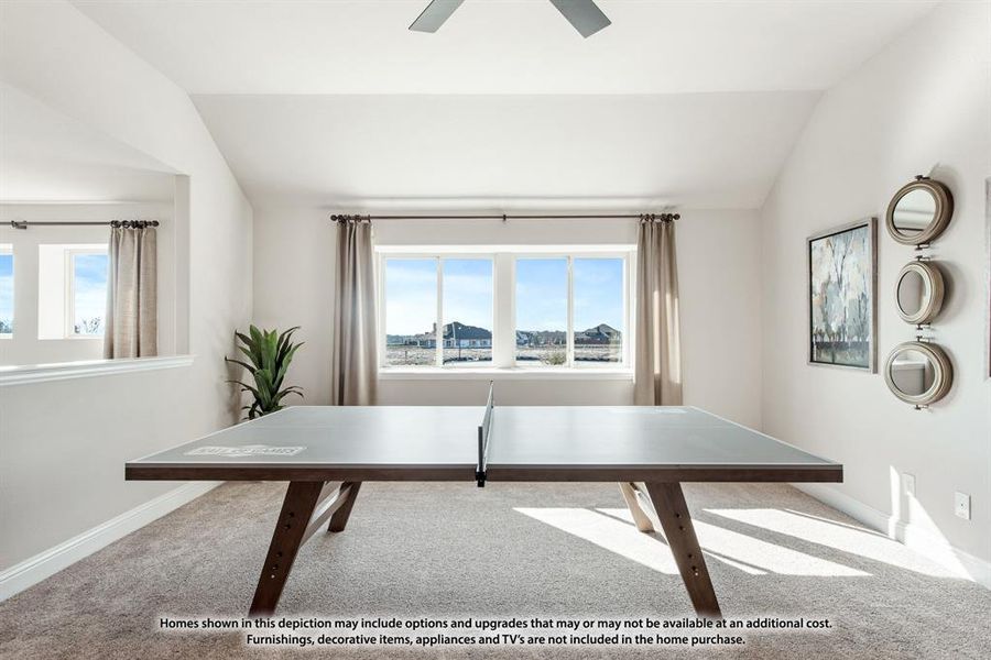 Furnished interior view inside a new home in Liberty, Melissa (Image 27). Furnished interior view inside a new home in Liberty, Melissa (Image 27).