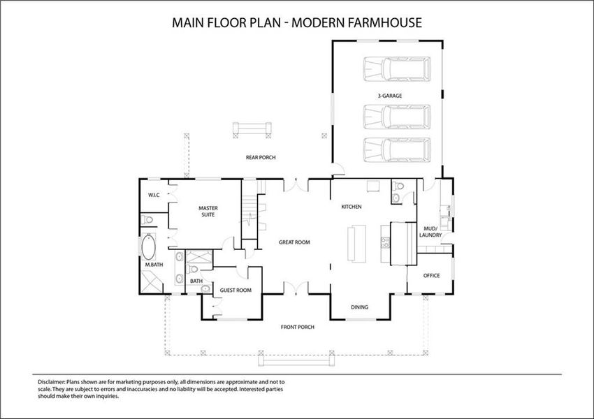 2D floor plan layout of this home in , Commerce, GA (Image 4).