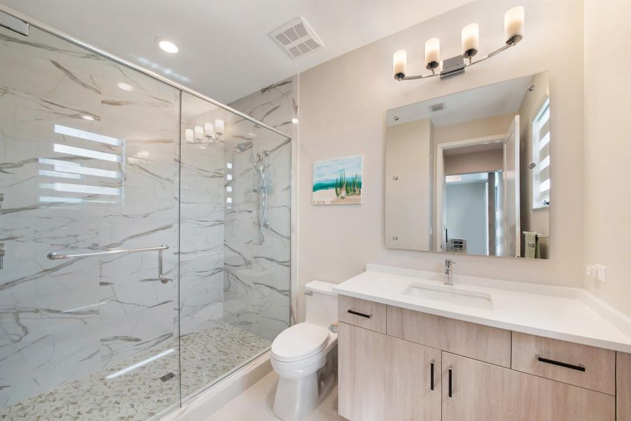 Furnished interior view inside a new home in , Boca Raton (Image 16).