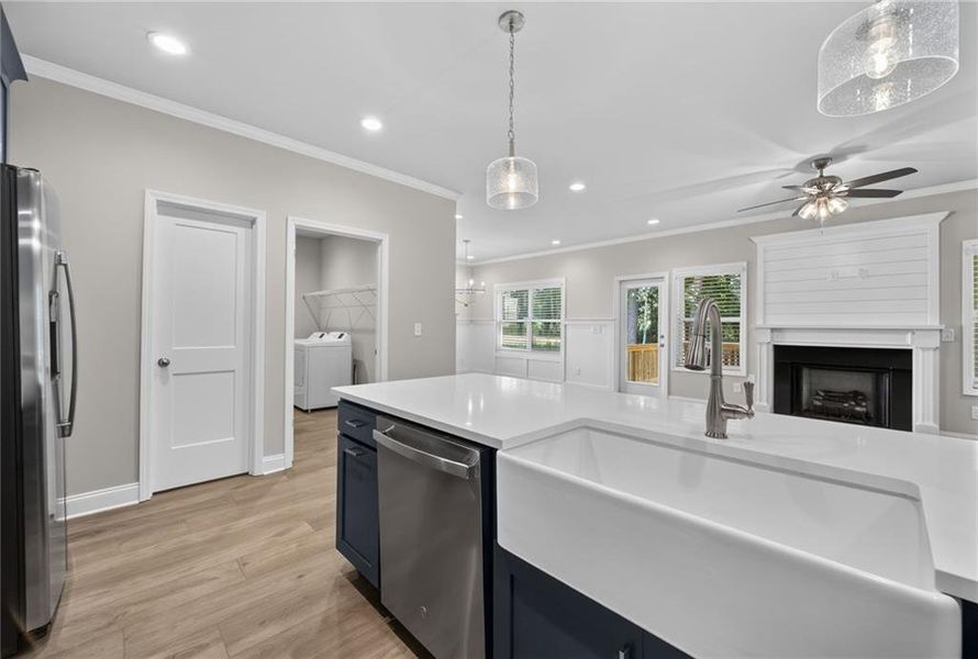 Furnished interior view inside a new home in , Loganville (Image 17).
