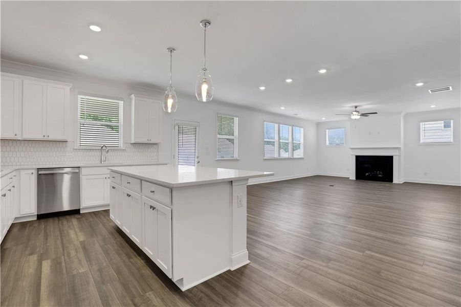 Furnished interior view inside a new home in Bailey Fence, Dacula (Image 5).