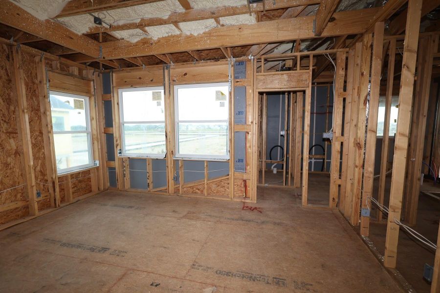 In-progress construction of a new home in Easthaven at Bridgeland Central - Vision Collection, Cypress, TX (Image 9). In-progress construction of a new home in Easthaven at Bridgeland Central - Vision Collection, Cypress, TX (Image 9).