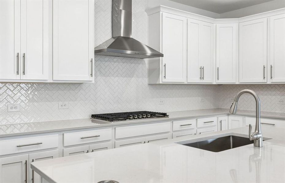Abundant cabinet space in kitchen Abundant cabinet space in kitchen