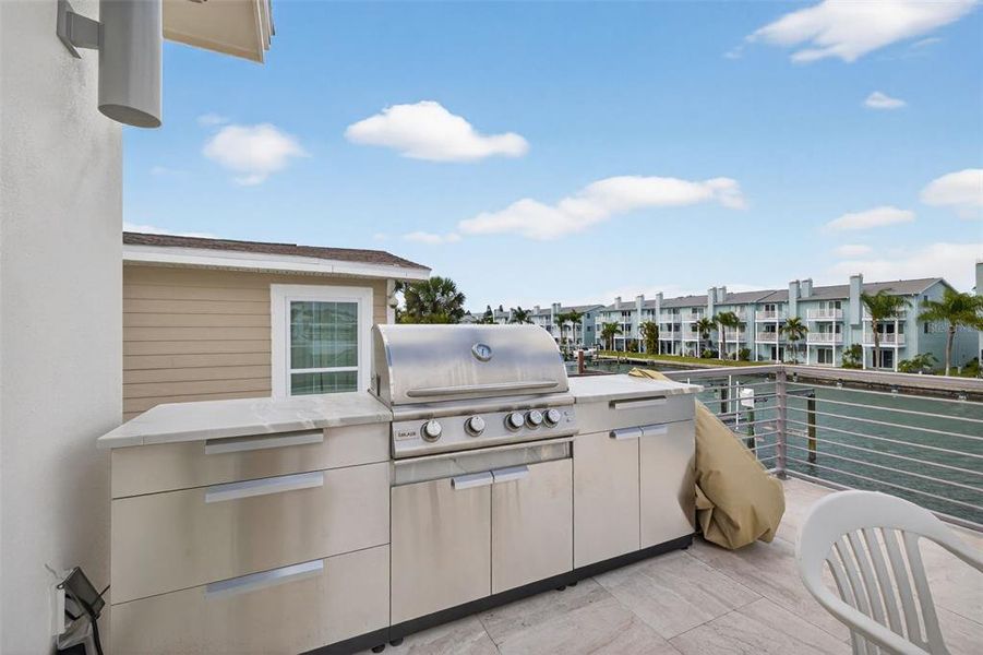 Exterior details and patio area of a home in , Indian Rocks Beach (Image 33).