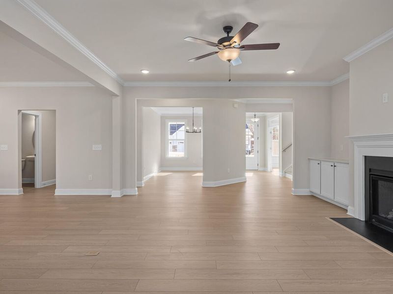 Spacious, unfurnished interior of a new home in Laneridge Estates, Raleigh (Image 17).