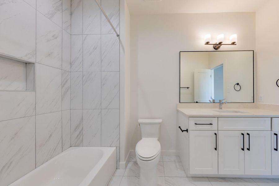 Furnished interior view inside a new home in , Houston (Image 15).