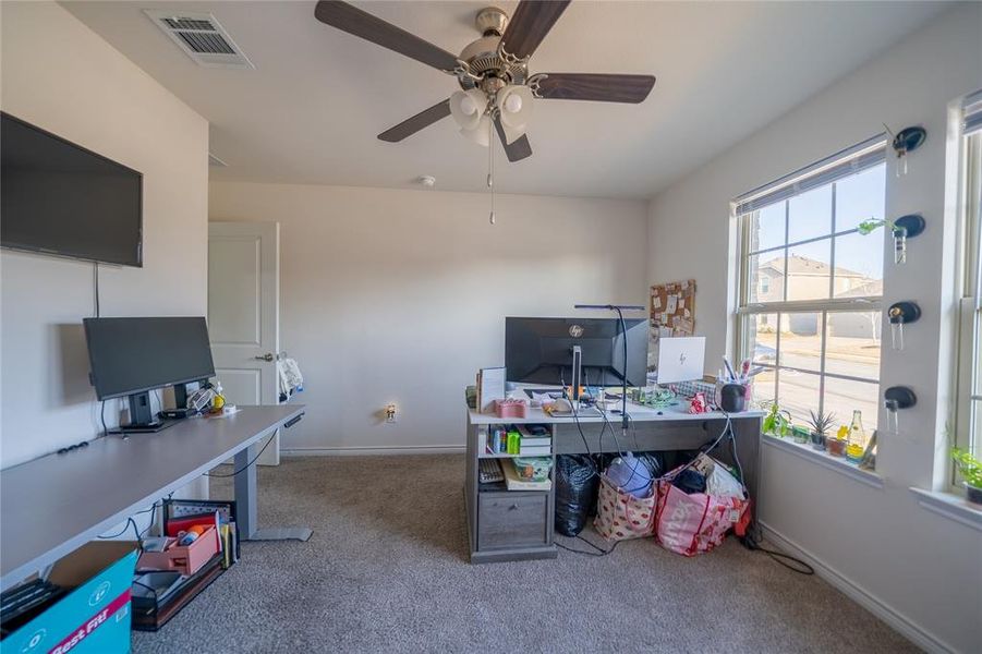 Furnished interior view inside a new home in Lakewood Trails, Forney (Image 23).