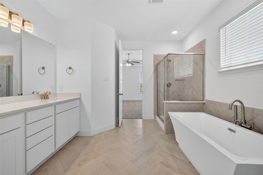 Furnished interior view inside a new home in Lago Mar, Texas City (Image 6). Furnished interior view inside a new home in Lago Mar, Texas City (Image 6).
