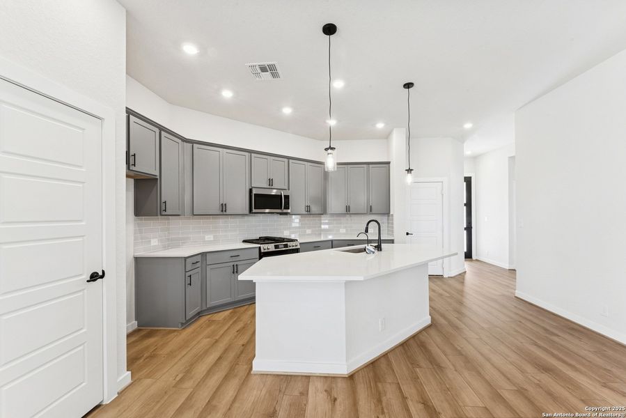 Furnished interior view inside a new home in , New Braunfels (Image 5). Furnished interior view inside a new home in , New Braunfels (Image 5).