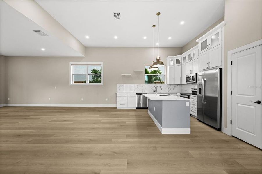 Furnished interior view inside a new home in , Sarasota (Image 6). Furnished interior view inside a new home in , Sarasota (Image 6).