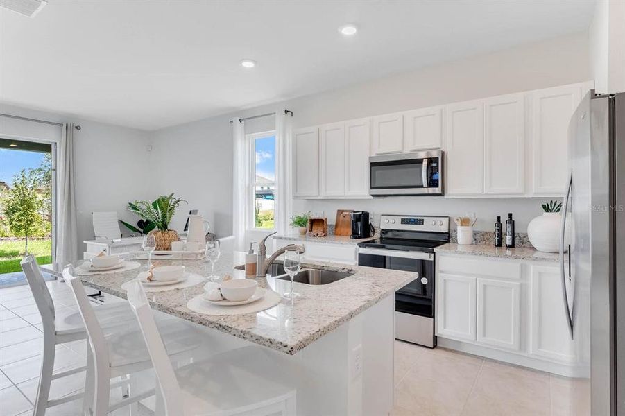 Furnished interior view inside a new home in Brentwood, Davenport (Image 33).