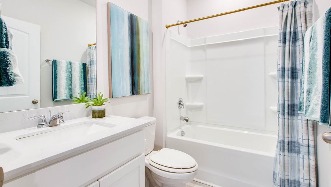 Representative furnished interior of a home built from the ASTOR by D.R. Horton in Nexus South, Gallatin (Image 21).