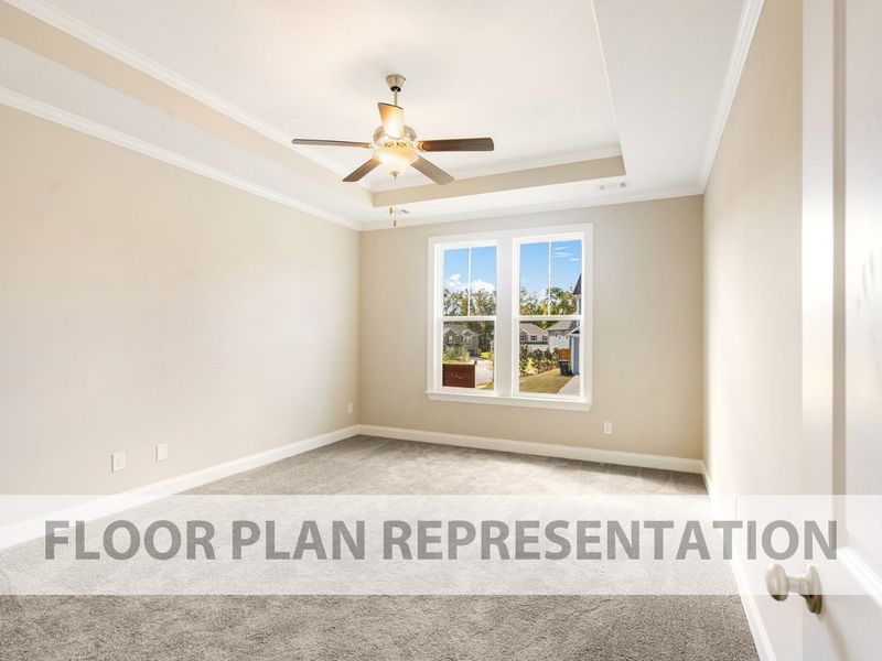 Representative unfurnished interior of a home built from the Sparrow by Ivey Homes in Tillery Park, Grovetown (Image 15). Representative unfurnished interior of a home built from the Sparrow by Ivey Homes in Tillery Park, Grovetown (Image 15).