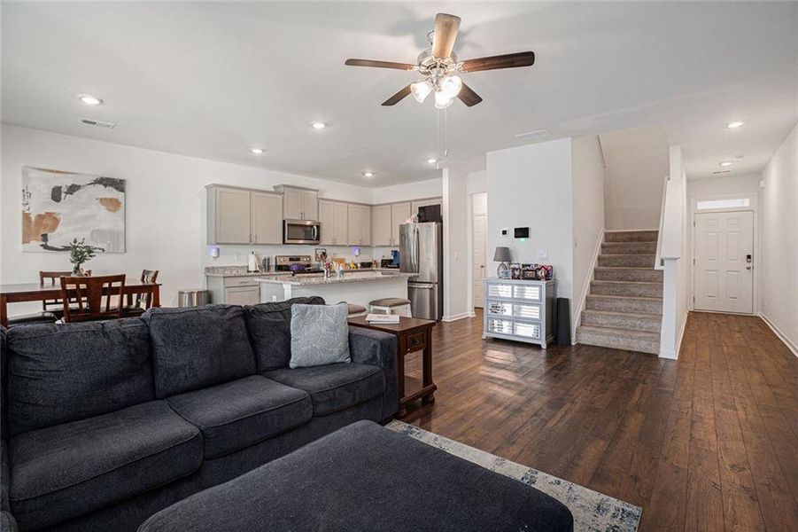 Furnished interior view inside a new home in , Lawrenceville (Image 6). Furnished interior view inside a new home in , Lawrenceville (Image 6).