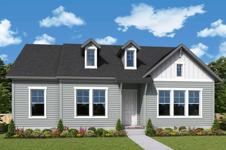 Representative exterior photo of a completed home built from the The Brickhaven by David Weekley Homes in Nexton – Midtown – The Garden Collection, Summerville, SC (Image 19). Representative exterior photo of a completed home built from the The Brickhaven by David Weekley Homes in Nexton – Midtown – The Garden Collection, Summerville, SC (Image 19).