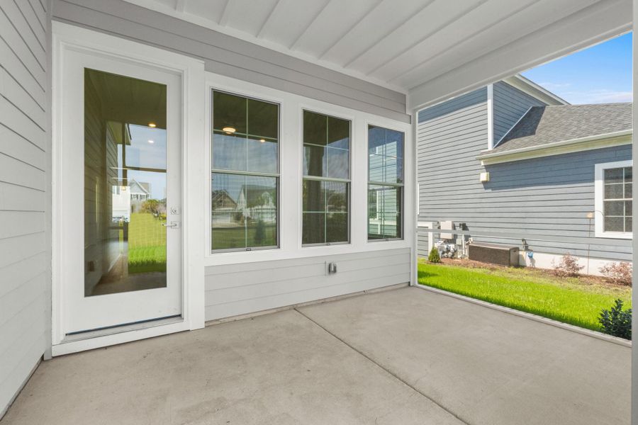 Exterior details and patio area of a home in Creek Pointe, Moncks Corner (Image 26). Exterior details and patio area of a home in Creek Pointe, Moncks Corner (Image 26).