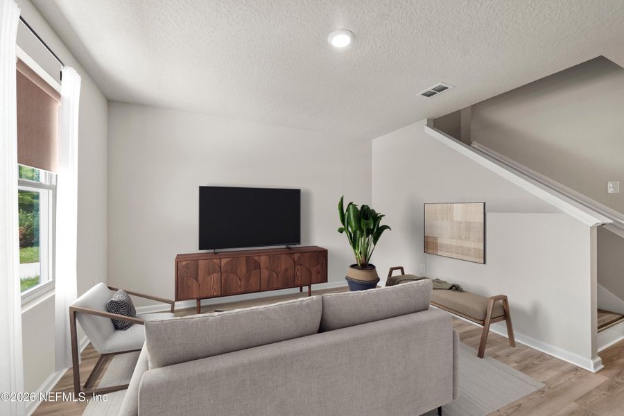 Furnished interior view inside a new home in , Jacksonville (Image 10).