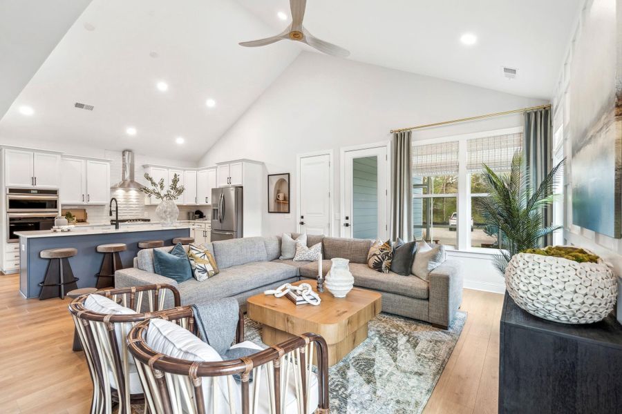 Furnished interior view inside a new home in Sweetgrass Station, Summerville (Image 63). Furnished interior view inside a new home in Sweetgrass Station, Summerville (Image 63).