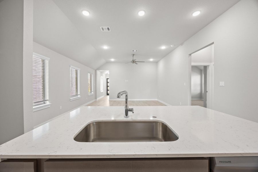 Kitchen in the Cypress home plan by Trophy Signature Homes - REPRESENTATIVE PHOTO Kitchen in the Cypress home plan by Trophy Signature Homes - REPRESENTATIVE PHOTO