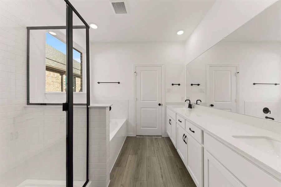Furnished interior view inside a new home in Monticello Park, Princeton (Image 7).