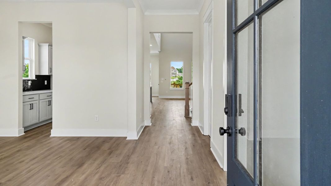 Front interior entryway of home Front interior entryway of home