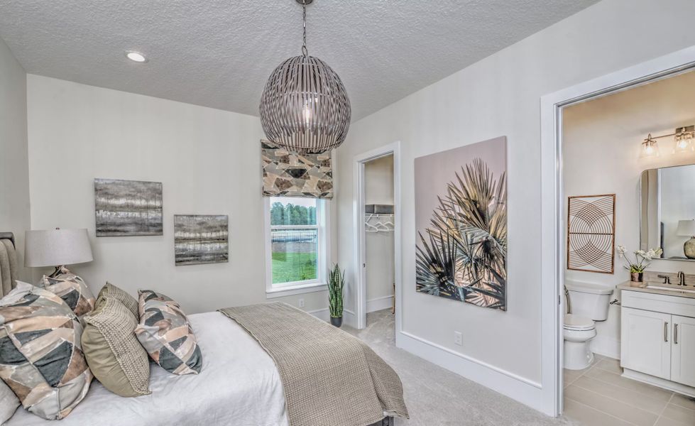 Furnished interior view inside a new home in SilverLeaf, St. Augustine (Image 40). Furnished interior view inside a new home in SilverLeaf, St. Augustine (Image 40).