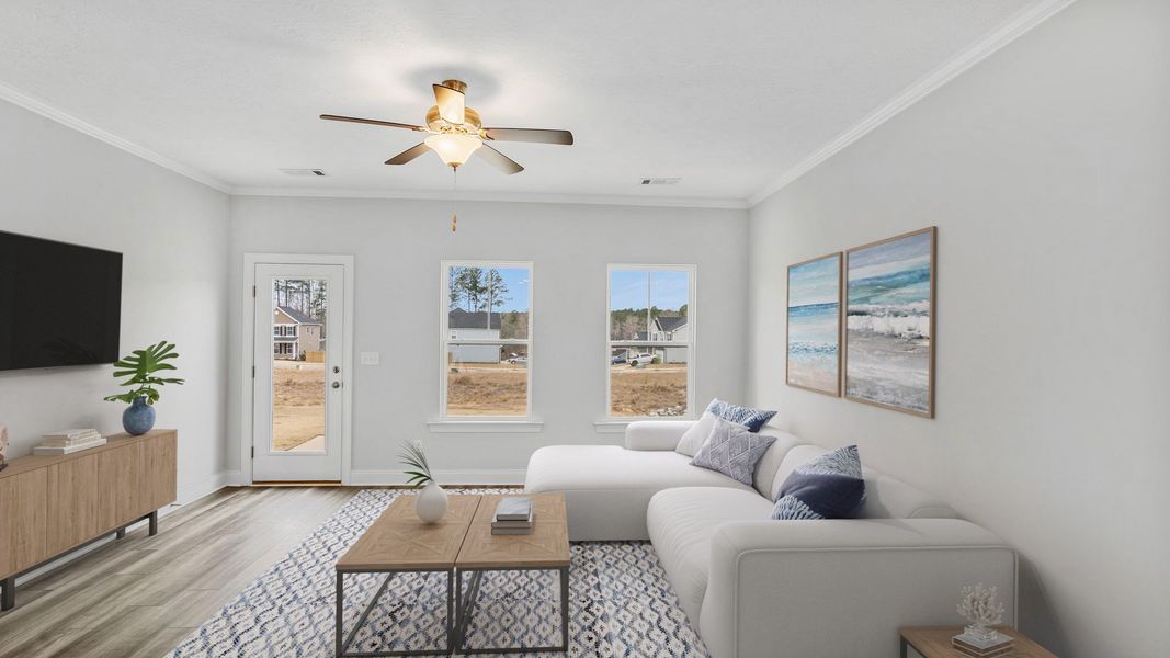 Floor Plan Representation Photo | 1570 Plan - Living Area Floor Plan Representation Photo | 1570 Plan - Living Area