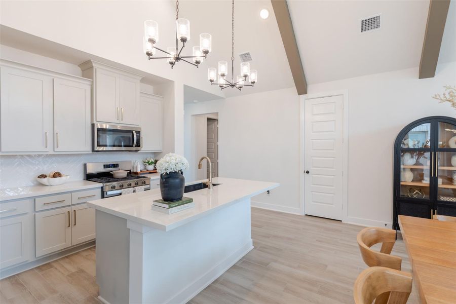 Furnished interior view inside a new home in , New Caney (Image 32).