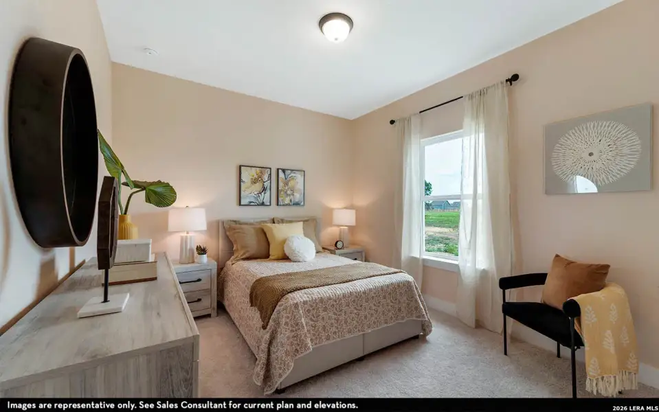Furnished interior view inside a new home in Mesa Vista, Von Ormy (Image 5).
