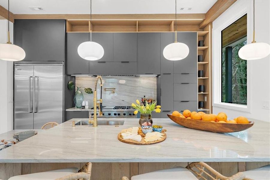 Furnished interior view inside a new home in , Atlanta (Image 15).