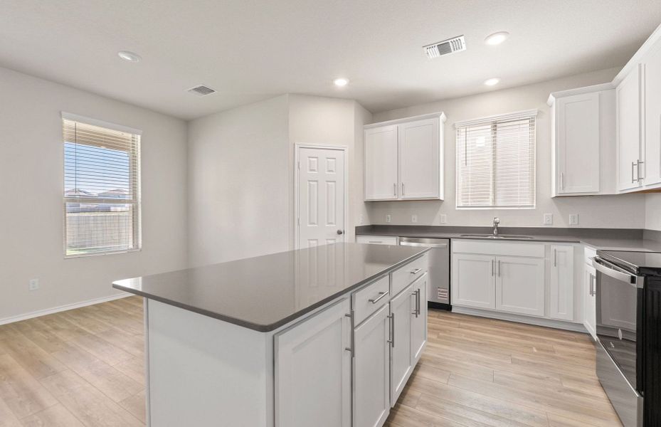 Furnished interior view inside a new home in Sonterra, Jarrell (Image 6).