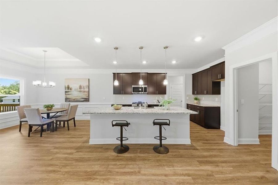 Furnished interior view inside a new home in Tuscany Hills, Douglasville (Image 17).