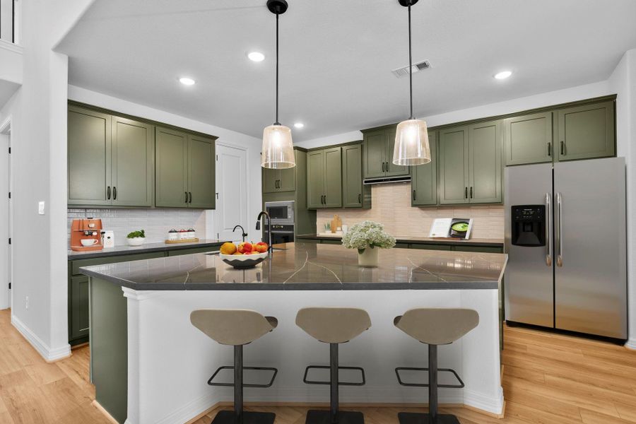 Furnished interior view inside a new home in Austin Point, Richmond (Image 13).