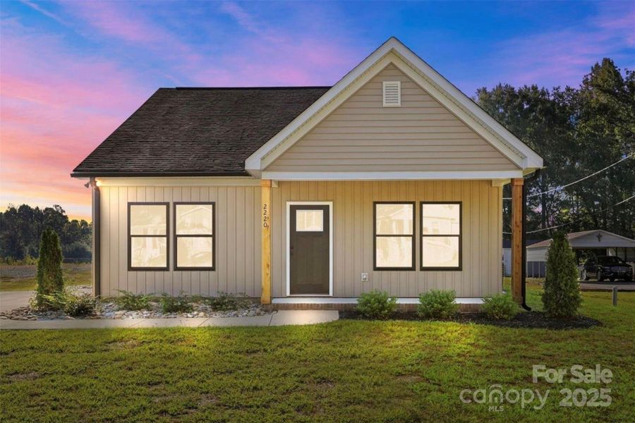 Front exterior of a new home in , Albemarle, NC, highlighting curb appeal (Image 23).