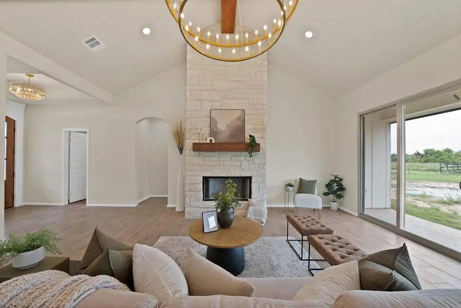 Furnished interior view inside a new home in , Reno (Image 8).