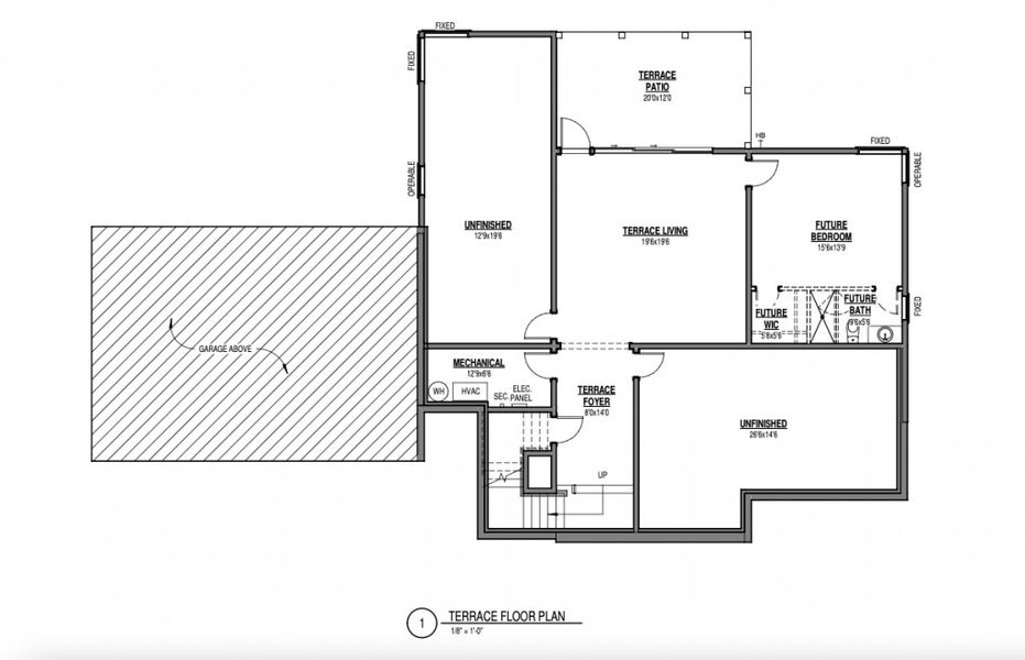 2D floor plan layout of this home in Aster, Roswell, GA (Image 7).