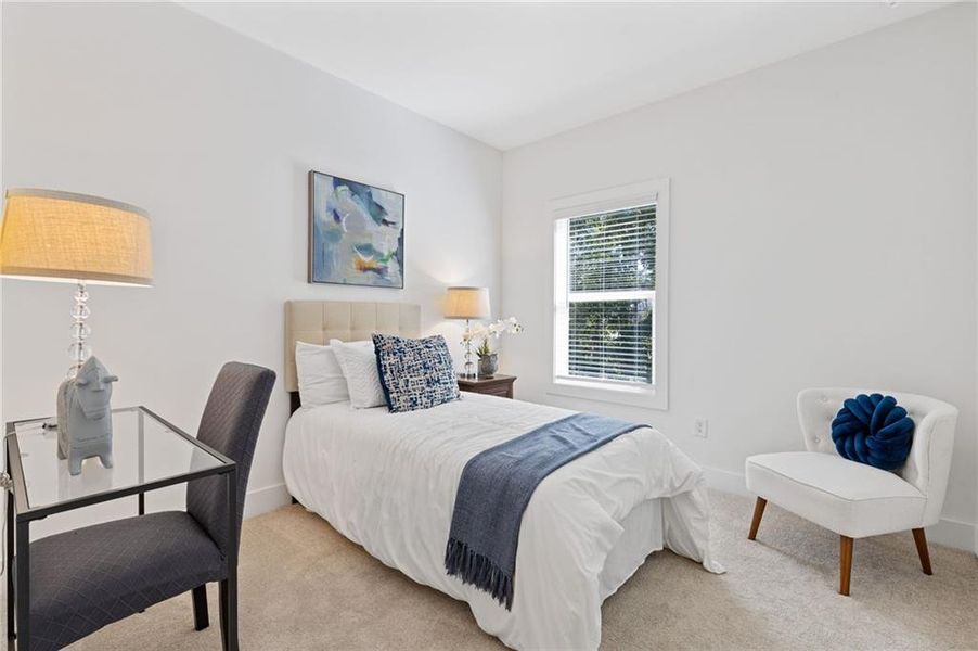 Furnished interior view inside a new home in , Suwanee (Image 12).