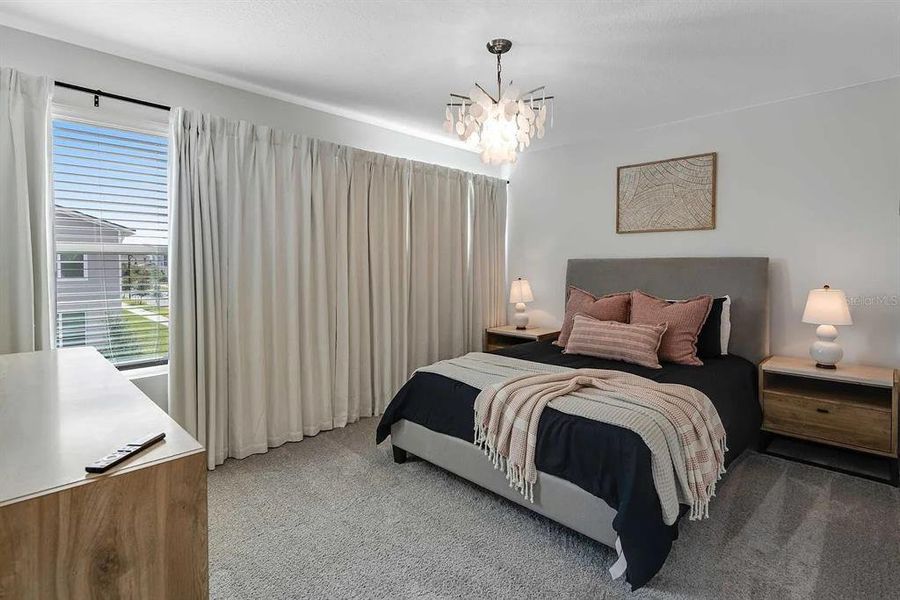 Furnished interior view inside a new home in , Kissimmee (Image 21).