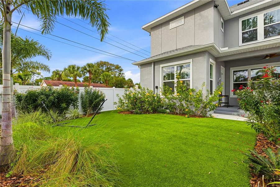 Exterior details and patio area of a home in , Tampa (Image 35). Exterior details and patio area of a home in , Tampa (Image 35).