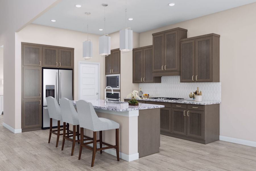 Furnished interior view inside a new home in Trillium, Richmond (Image 13).