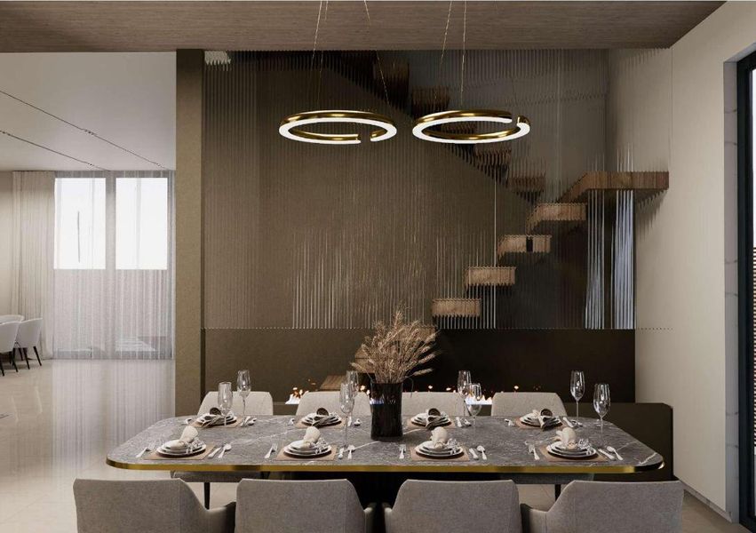 Staircase option & Dining