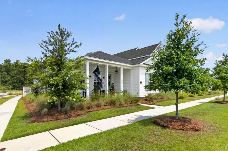 Front exterior of a new home in , Summerville, SC, highlighting curb appeal (Image 2). Front exterior of a new home in , Summerville, SC, highlighting curb appeal (Image 2).