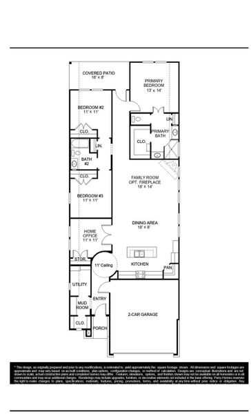 2D floor plan layout of this home in Easton Park, Austin, TX (Image 2). 2D floor plan layout of this home in Easton Park, Austin, TX (Image 2).