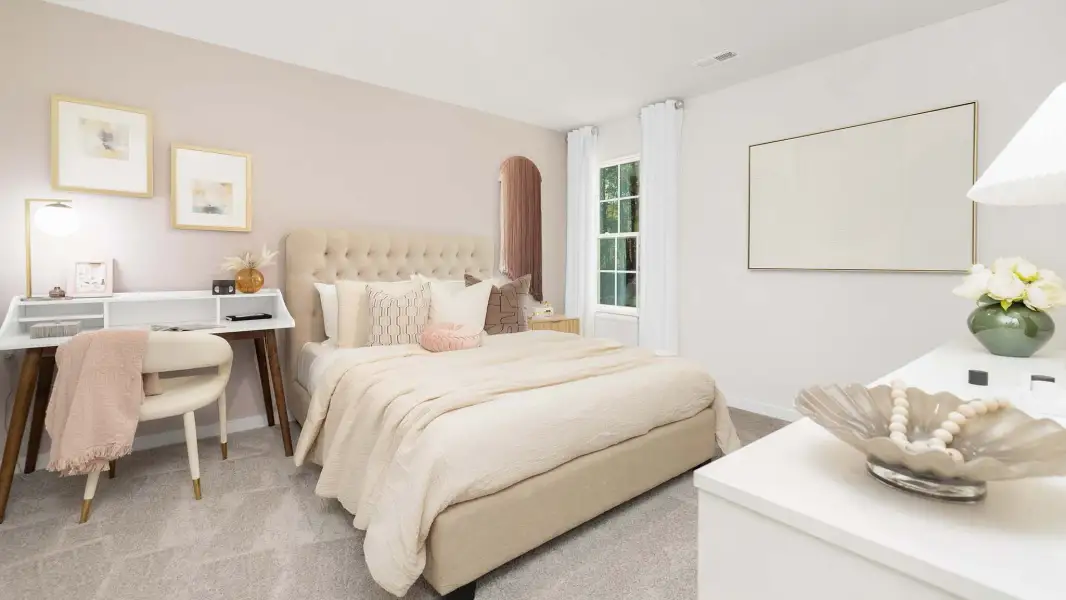 Furnished interior view inside a new home in Reedy Creek Preserve, Charlotte (Image 14).