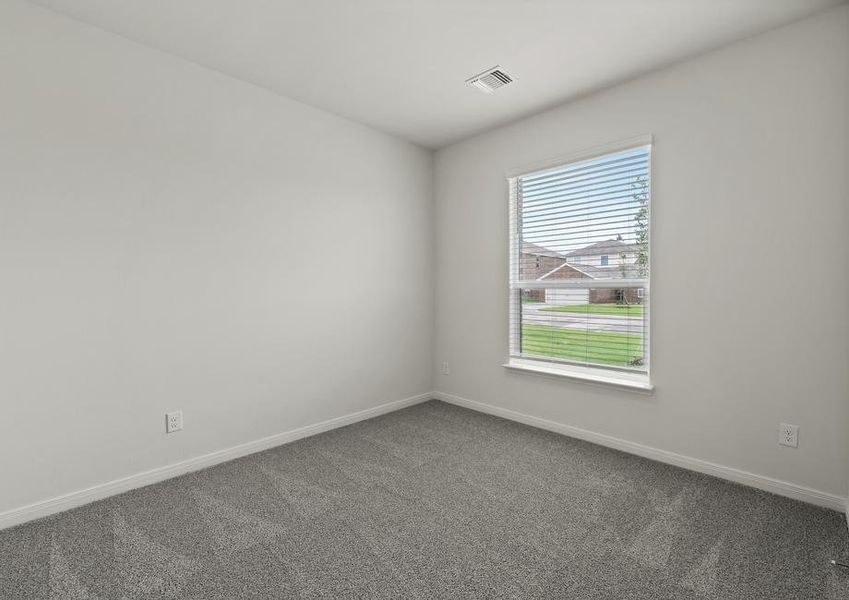 The secondary bedrooms are a perfect space for children's bedrooms or guest rooms.