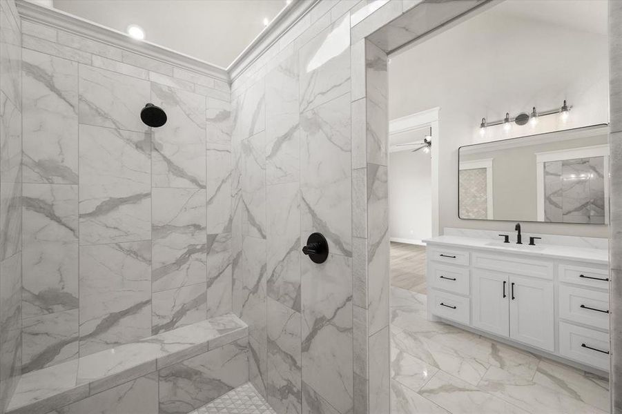 Furnished interior view inside a new home in , Midlothian (Image 16).