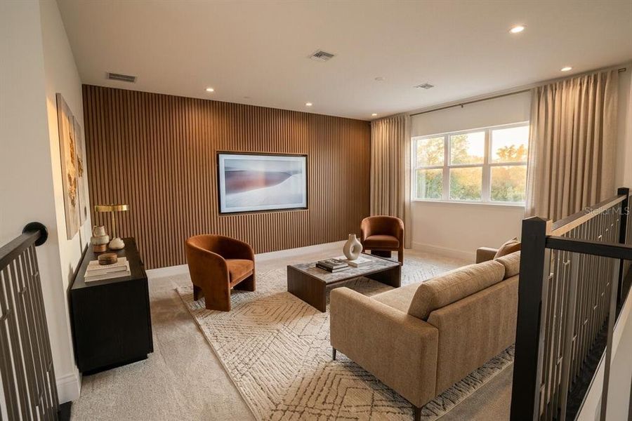 Furnished interior view inside a new home in , Montverde (Image 16). Furnished interior view inside a new home in , Montverde (Image 16).