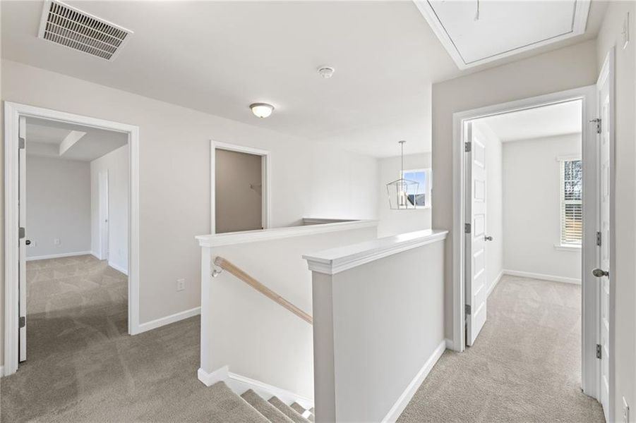 Furnished interior view inside a new home in Oakhill Estates, Adairsville (Image 6).