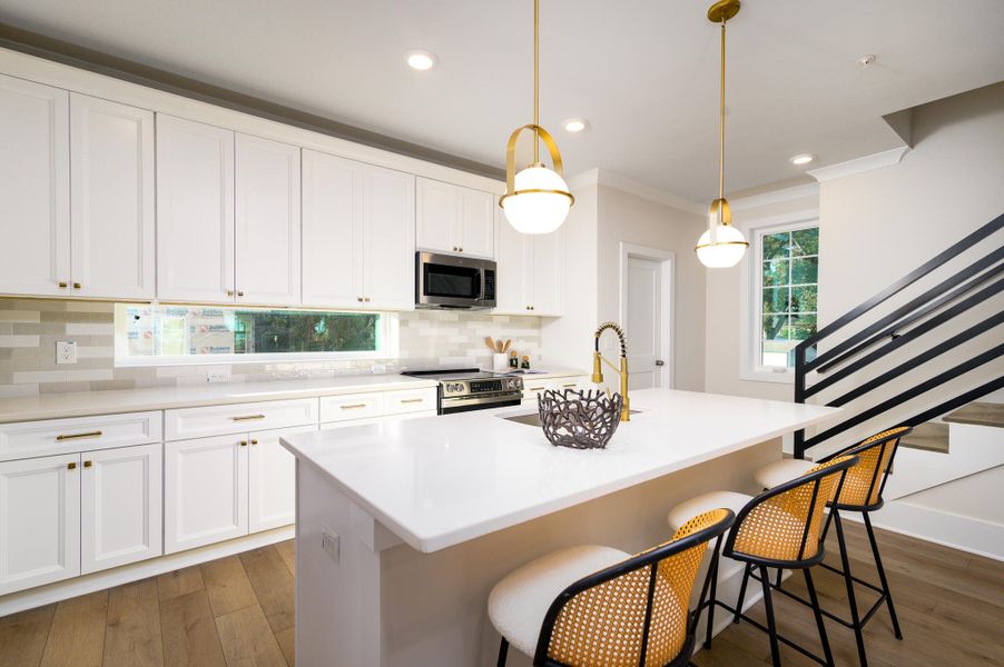 Furnished interior view inside a new home in Walk at Park Circle, North Charleston (Image 3).