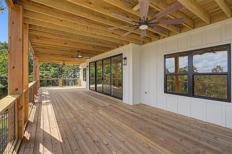 Exterior details and patio area of a home in , Ranger (Image 30).